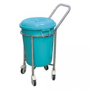Wellton Healthcare Soiled Linen Trolley Plastic Bucket WH 1493 Wellton Healthcare Soiled Linen Trolley Plastic Bucket WH 1493