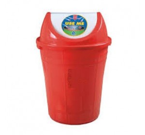 Wellton Healthcare Waste Bin Plastic with Flap Lid WH 1514