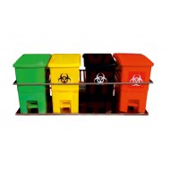 Wellton Healthcare Waste Bin Color Coded 32L WH 1518