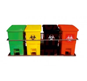 Wellton Healthcare Waste Bin Color Coded 32L WH 1518