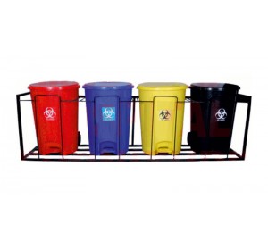 Wellton Healthcare Waste Bin Color Coded 55L WH 1519