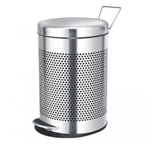 Wellton Healthcare Waste Bin Metal Perforated with Pedal WH 1524