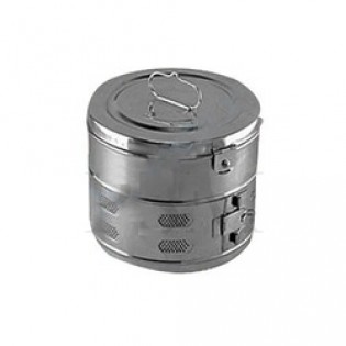 Wellton Healthcare Dressing Drum Jointless Stainless Steel 202 Grade WH 1580 Wellton Healthcare Dressing Drum Jointless Stainless Steel 202 Grade WH 1580