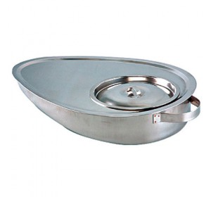 Wellton Healthcare Bedpan Male Stainless Steel Jointed 202 Grade WH 1590