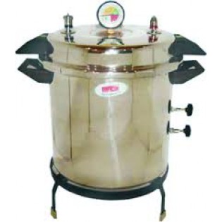 Wellton Healthcare APC-1 10 Ltr Aluminum Portable Pressure Cooker Autoclave