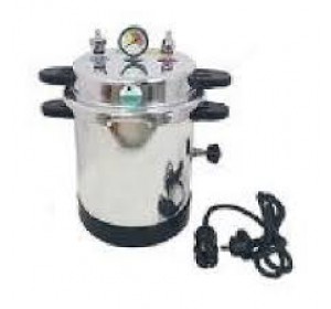 Wellton Healthcare 2 Kw 24L Mirror Finish Pressure Cooker Type Portable Autoclave